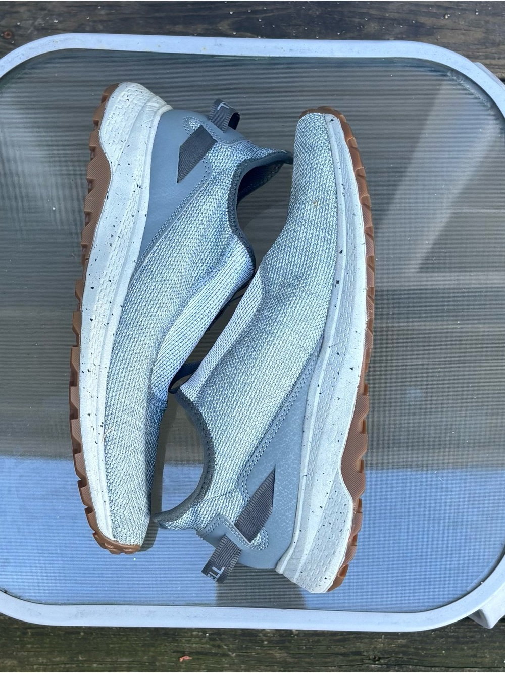 Merrell Men's Dash Slip-On Knit Sneakers in Light Gray